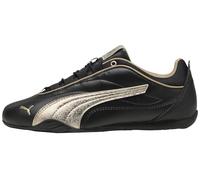 PUMA Catch Soleil Metallic Whisper - Tenis para Mujer, Color Negro y Dorado, Talla 7, Puma Negro Puma Oro, 40.5 EU