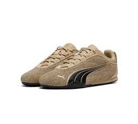 PUMA Catch Soleil TOPCAT - Tenis para Mujer, Almendra Tostada, Negro y Dorado, Talla 6 de Reino Unido, Puma Negro Puma Dorado Almendra Tostada, 39 EU