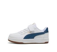 PUMA CAVEN 2.0 AC+ PS, Sneaker, White-Dark Indigo-Gum, 32.5 EU