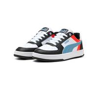 Puma Caven 2.0 Block JrSneaker Unisex para niños, Puma Blanco Cool Blue Puma Negro, 6 UK