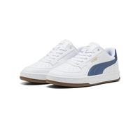 Puma Unisex Kid's Caven 2.0 Jr Sneaker, Puma White Dark Indigo Gum, 4 UK