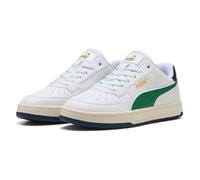 PUMA Caven 2.0 Retro Jr - Tenis Unisex para niños, Puma White Archive Green Warm White, 4.5 UK