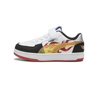 PUMA Caven Alternative Closure - Tenis unisex para niños, Puma Negro-rojo Fire-puma White, 10 Toddler