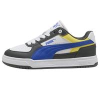 PUMA CAVEN III Block JR - Zapatillas Deportivas, Gris Sombra, Blanco Zafiro Real, 4 UK, Shadow Gray Royal Sapphire White, 4 UK