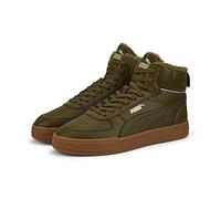 PUMA Caven Mid WTR, Zapatillas Unisex Adulto, Multicolor Deep Olive Deep Olive Team Gold Pebble Gray, 40 EU