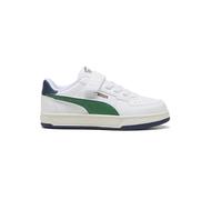 PUMA Caven - Tenis unisex con cierre alternativo para niños, White-archive Green-warm White Ah25, 13 Little Kid