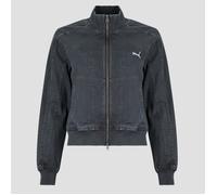 Puma Cazadora vaquera FUTURE.PUMA.ARCHIVE Washed Twill Short Jacket in Negro EU L
