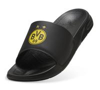 PUMA Chanclas Softride Teamcat BVB unisex, Calzado, Negro, 39 39
