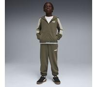 PUMA Chándal con capucha Essentials Block juvenil, Ropa, Verde, 7-8Y