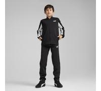 PUMA Chándal de béisbol de poliéster juvenil, Ropa, Negro, 13-14Y
