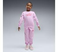 PUMA Chándal Essentials Logo Lab Crew para niños, Ropa, Rosa, 2-3Y