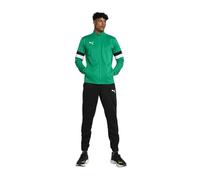 Puma Chándal para hombre, Verde deportivo y negro, L