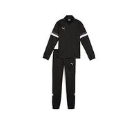 PUMA Chándal 'TeamRise' gris oscuro / negro / blanco, Talla 152