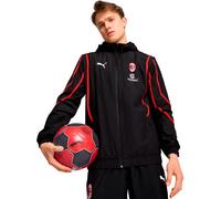 Puma - Chaqueta AC Milan Pre-Match 2024-2025, Unisex, Black-For All Time Red, L