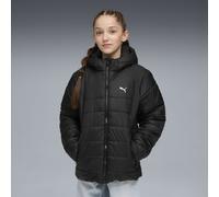 PUMA Chaqueta acolchada con capucha Essentials juvenil, Ropa, Negro, 9-10Y