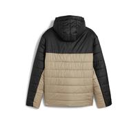 PUMA Chaqueta acolchada con capucha Essentials para hombre, Ropa, Beige, XXL XXL