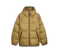 PUMA Chaqueta acolchada con capucha para hombre, Honey Butter Brown, XXL
