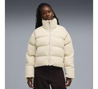 PUMA Chaqueta acolchada de pana Wardrobe Essentials para mujer, Ropa, Blanco, XL