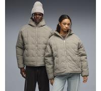 PUMA Chaqueta acolchada T7 PrimaLoft® reversible de corte extragrande unisex, Ropa, Beige, XL