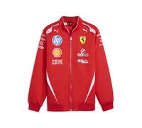 PUMA Chaqueta bómber Scuderia Ferrari HP Replica Drivers Authentic para hombre, Accesoiros, Rojo, S