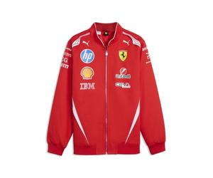 PUMA Chaqueta bómber Scuderia Ferrari HP Replica Drivers Authentic para hombre, Accesoiros, Rojo, XL