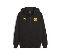 PUMA Chaqueta con capucha Borussia Dortmud FtblCulture para hombre, Accesoiros, Negro, XS