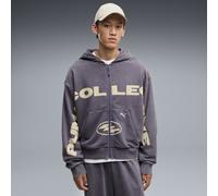 PUMA Chaqueta con capucha estampada unisex, Accesoiros, Gris, XL