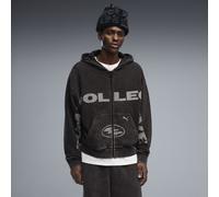 PUMA Chaqueta con capucha estampada unisex, Accesoiros, Negro, S