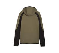 PUMA Chaqueta con capucha Evostripe para hombre, Ropa, Verde, XL XL