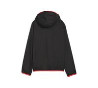 PUMA Chaqueta cortavientos con forro de felpa juvenil, Ropa, Negro, 13-14Y 13-14Y