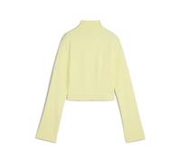 PUMA Chaqueta de chándal ajustada corta DARE TO Slim para mujer, Ropa, Amarillo, M M