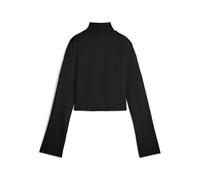 PUMA Chaqueta de chándal ajustada corta DARE TO Slim para mujer, Ropa, Negro, XS XS