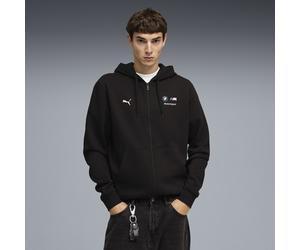 PUMA Chaqueta de chándal BMW M MOTORSPORT Essentials de felpa para hombre, Ropa, Negro, M