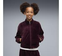 PUMA Chaqueta de chándal Essentials Elevated de terciopelo juvenil, Ropa, Rojo, 9-10Y