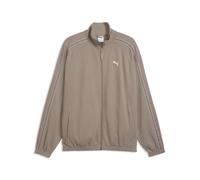PUMA Chaqueta de chándal Holgada Class Full-Zip Hombre XS, Mouse Gray Beige