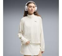 PUMA Chaqueta de chándal holgada Lace Pack T7 para mujer, Ropa, Blanco, XS