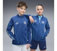PUMA Chaqueta de chándal Manchester City KING Anthem juvenil, Ropa, Azul, 13-14Y
