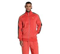 PUMA Chaqueta de chándal Road To Unity T7 Hombre XL, Red Fire AOP
