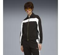 PUMA Chaqueta de chándal T7 de corte holgado para mujer, Ropa, Negro, M