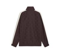 PUMA Chaqueta de chándal tejida T7 para hombre, Ropa, Marrón, S S