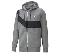 PUMA Chaqueta de Deporte Hombre BMW M Motorsport Hooded XS Medium Gray Heather