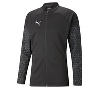 PUMA Chaqueta de Entrenamiento Teamcup Punto, Hombre, Negro Black, L