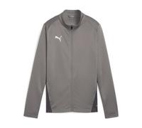 PUMA Chaqueta de Entrenamiento Teamgoal Wmn Pista, Hierro Fundido White-Shadow Gray, L Unisex Adulto