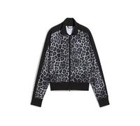 PUMA Chaqueta de entretiempo 'T7 LUXE' gris / gris oscuro / negro Mujer PUMA XS gris / gris oscuro / negro