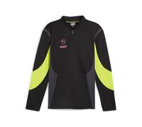 PUMA Chaqueta de fútbol KING Pro con cremallera de un cuarto para hombre, Ropa, Negro, L L