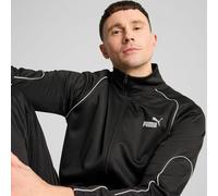 PUMA Chaqueta de poliéster con cremallera Puma Sport. Color Negro