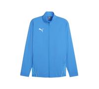 PUMA teamGOAL Sideline Jacket Chaqueta Deportiva, Unisex Adulto, Limonada Azul eléctrico Blanco, XL