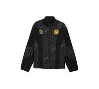 PUMA Chaqueta deportiva 'Borussia Dortmund' amarillo / gris oscuro / negro / blanco S amarillo / gris oscuro / negro / blanco