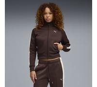 PUMA Chaqueta deportiva corta T7 ALWAYS ON para mujer, Ropa, Marrón, L
