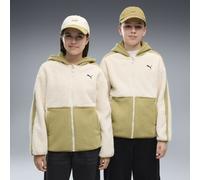 PUMA Chaqueta deportiva Essentials Elevated de invierno con corte holgado juvenil, Ropa, Blanco, 7-8Y